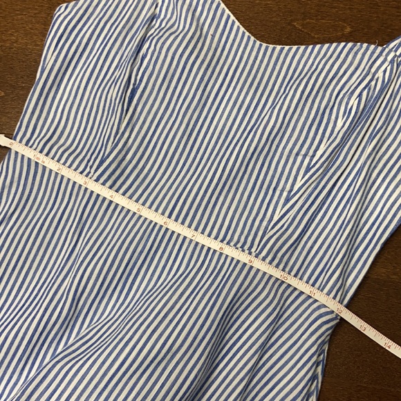 Old Navy Fit and Flare Striped Tank Dress with Ruffle Hem - Picture 8 of 12